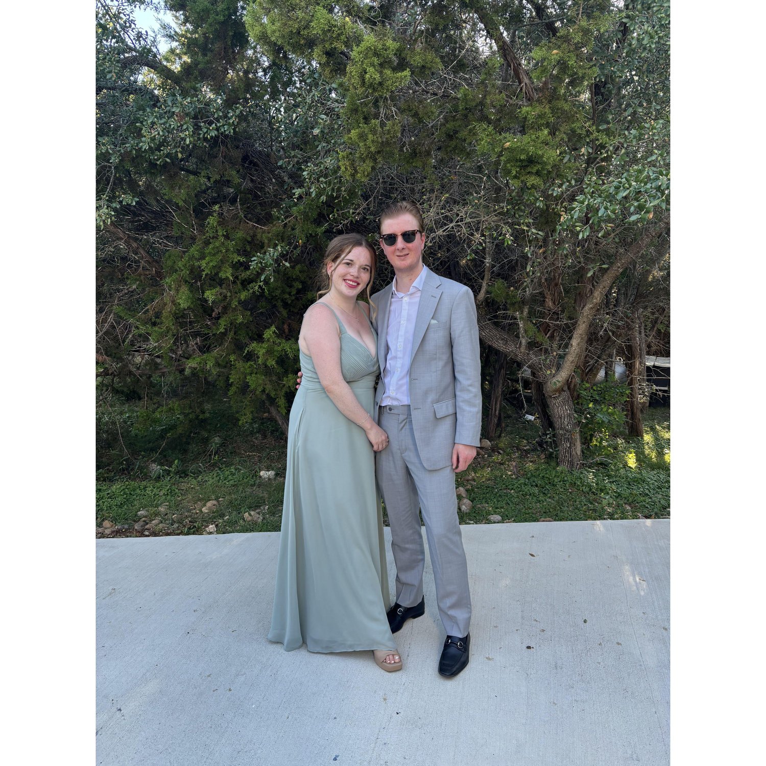 Us at Ashley & Michaels Wedding
