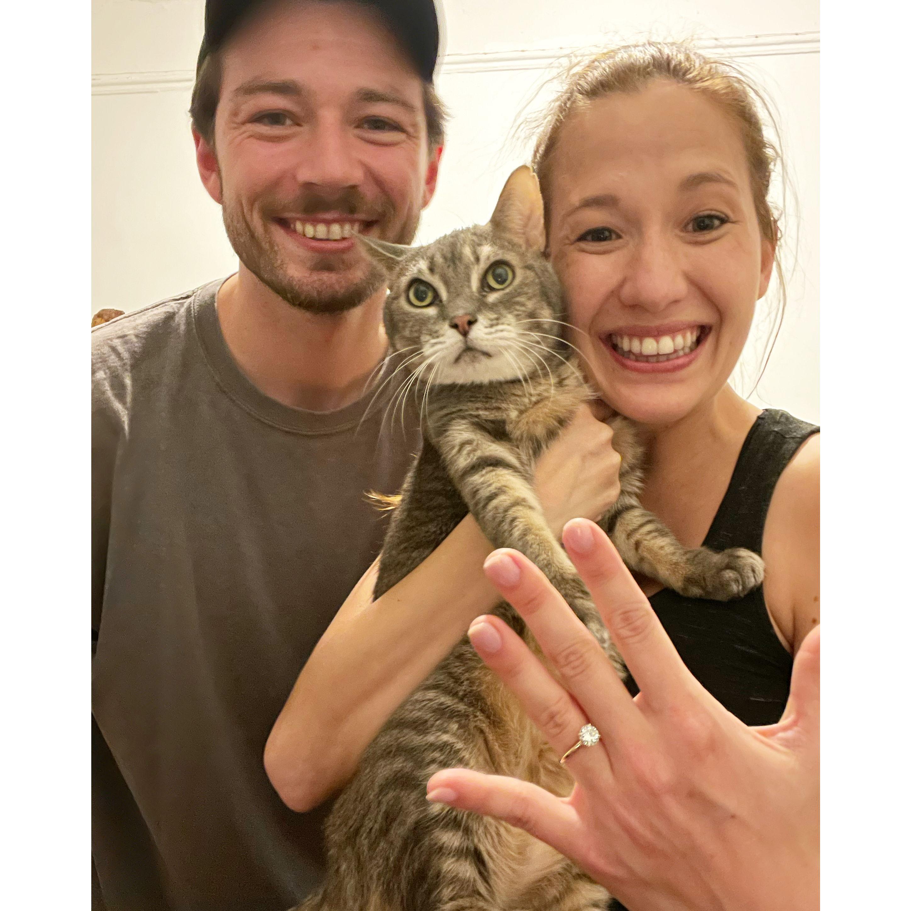 Suki's reaction when we told her the big news