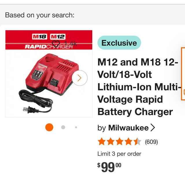 M12 and M18 12-Volt/18-Volt Lithium-Ion Multi-Voltage Rapid Battery Charger