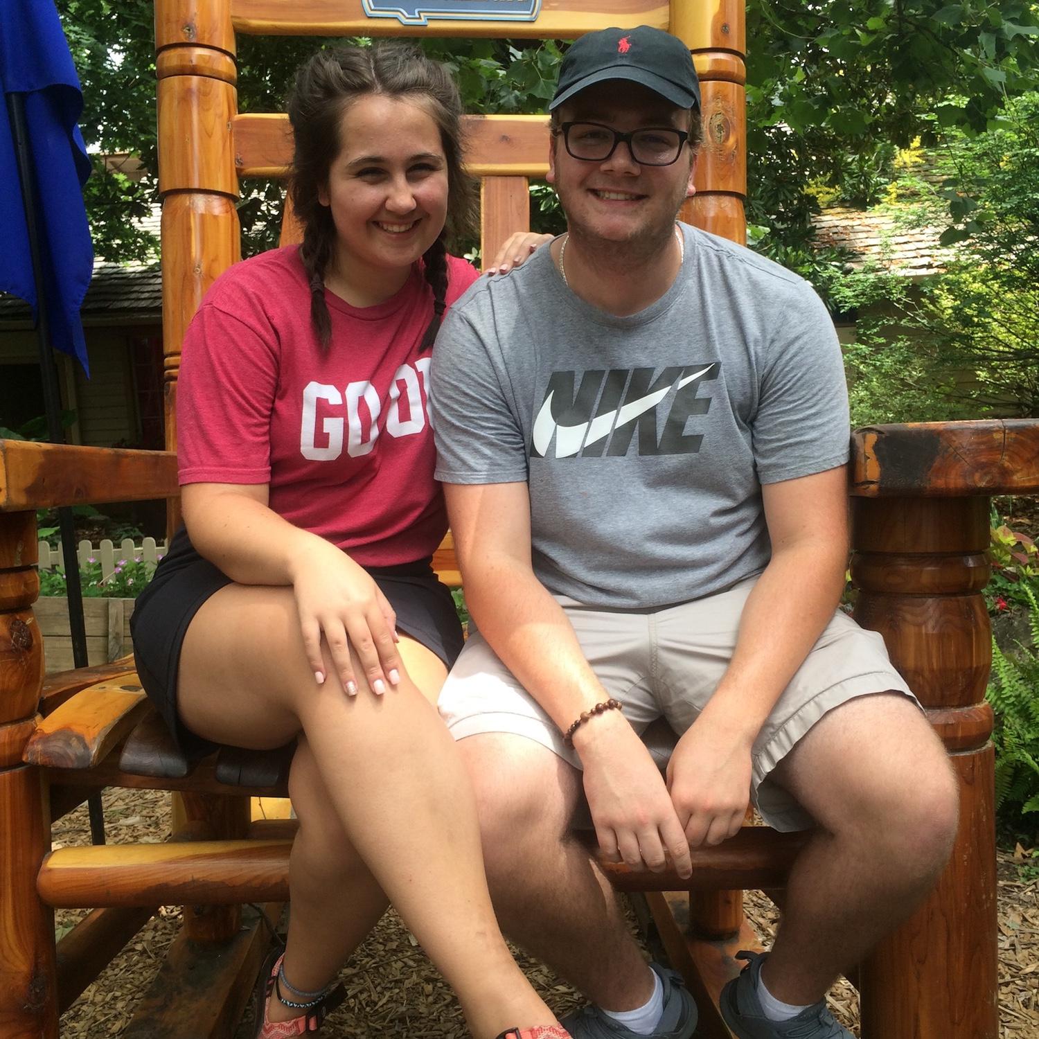 Summer trips to Silver Dollar City with Trevor's family.