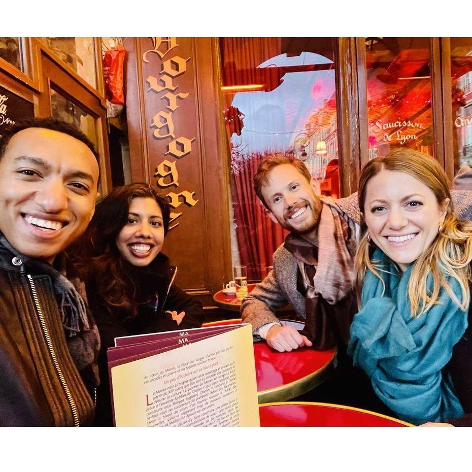 Paris 2022 with our dear friends Michael & Simi.