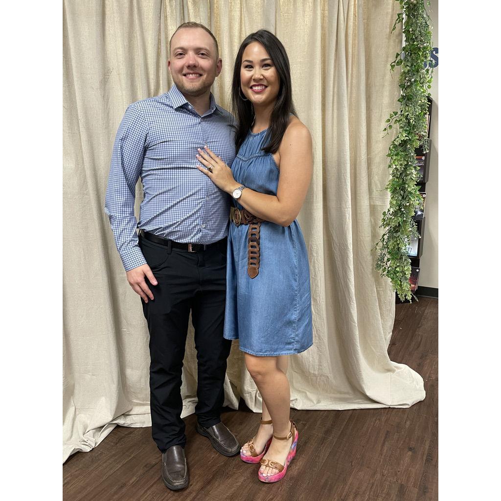 The first wedding of many we attended for Baylea's brother and sister-in-law.