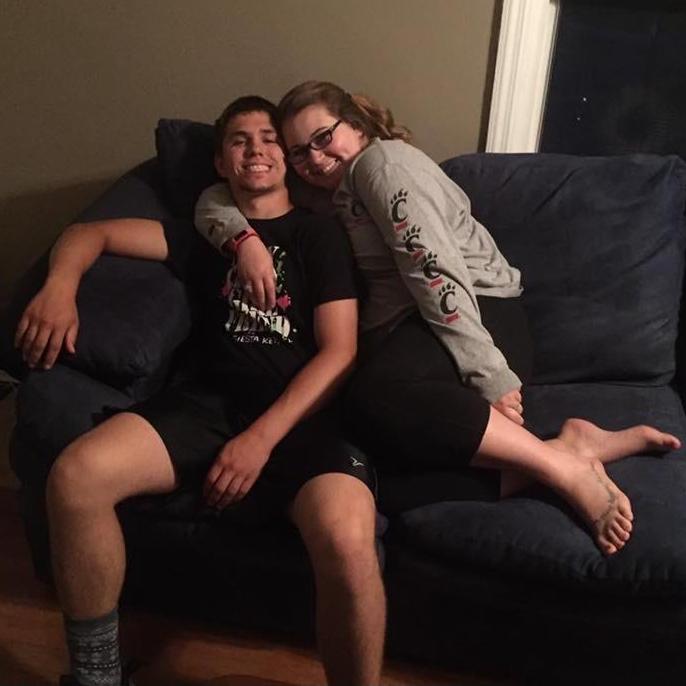 Our first night in our first apartment!