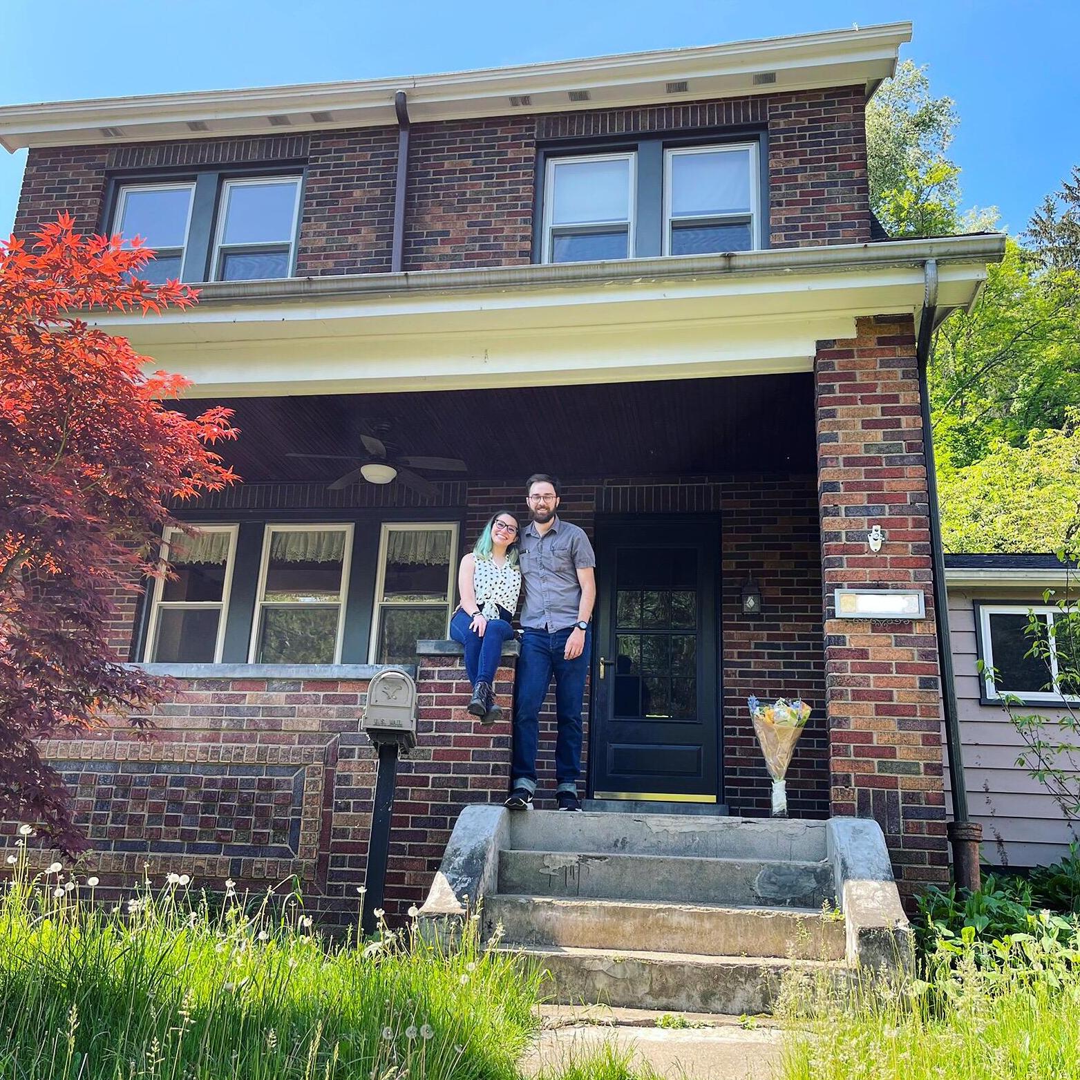 Closing on our home, 2021.