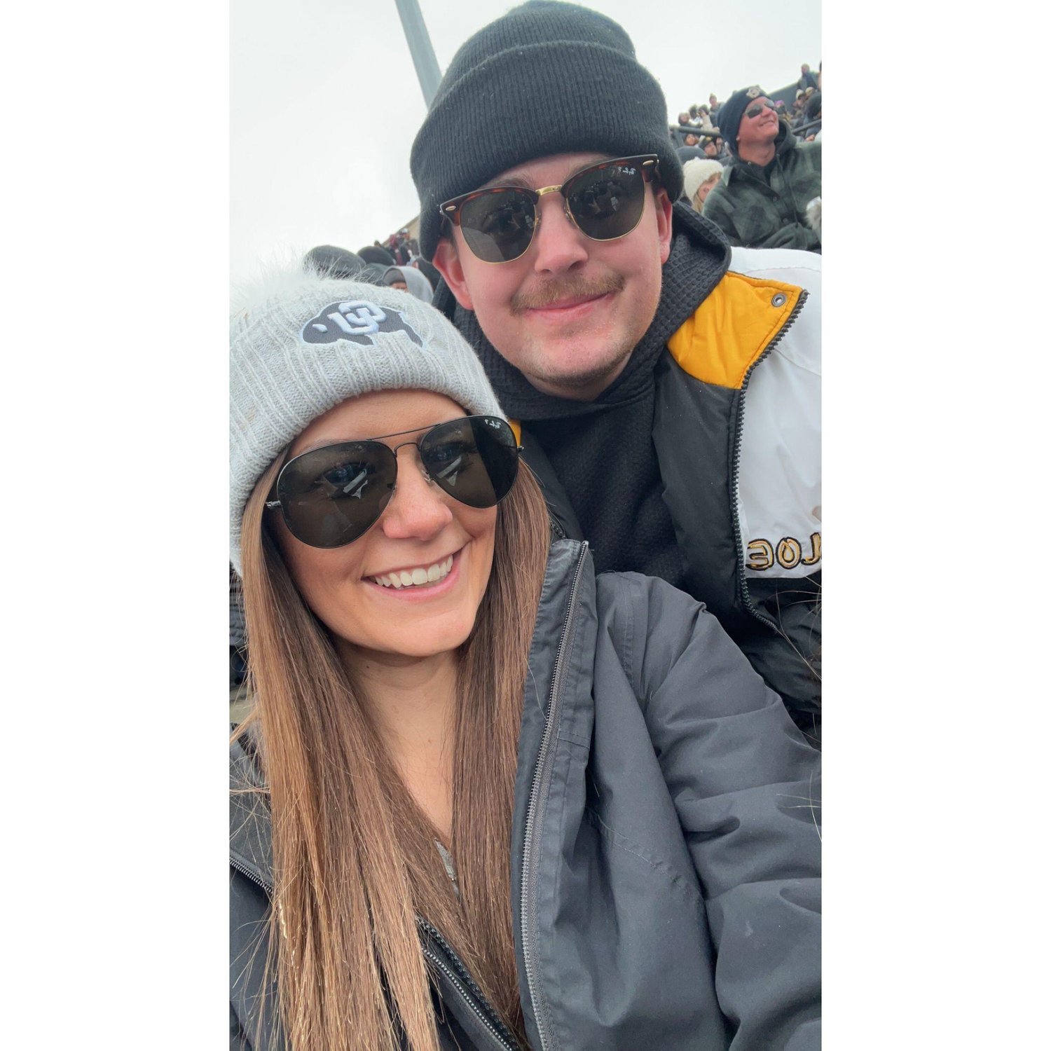 Cheering on our favorite team... SKO BUFFS!