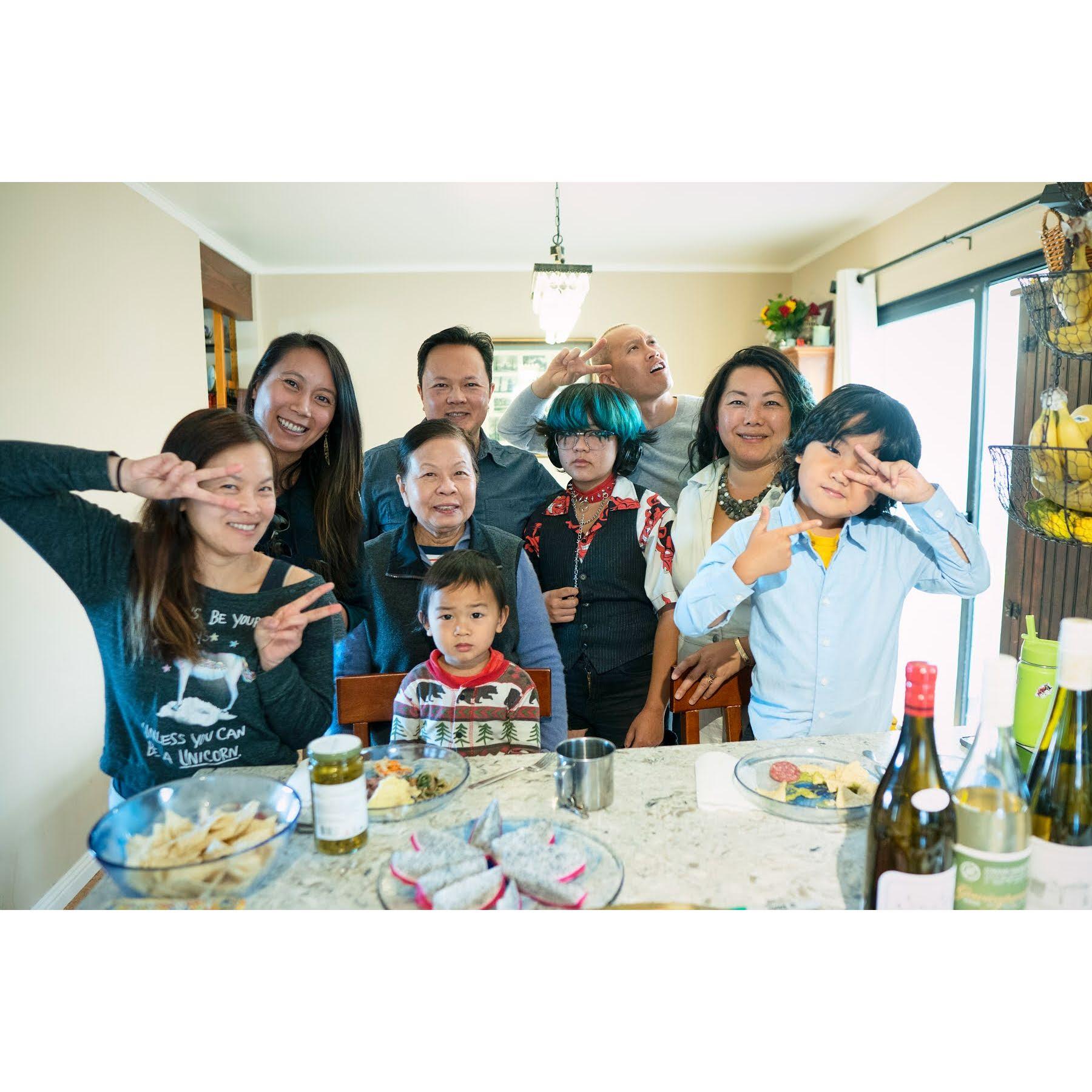 Thanksgiving with Hieu's family