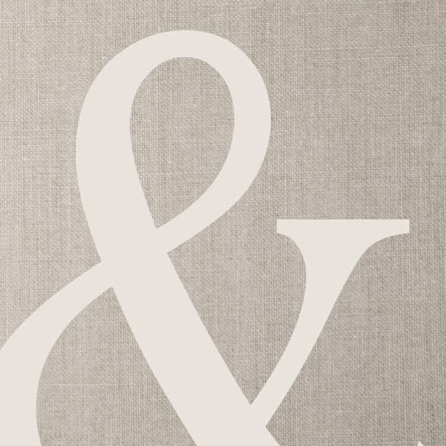 Ampersand: Neutral Aesthetic Book for Decor | Use as a Decorative Accent or Styling Bookshelves & Coffee Tables | Faux Linen Book for Decoration | 550 Lined Pages