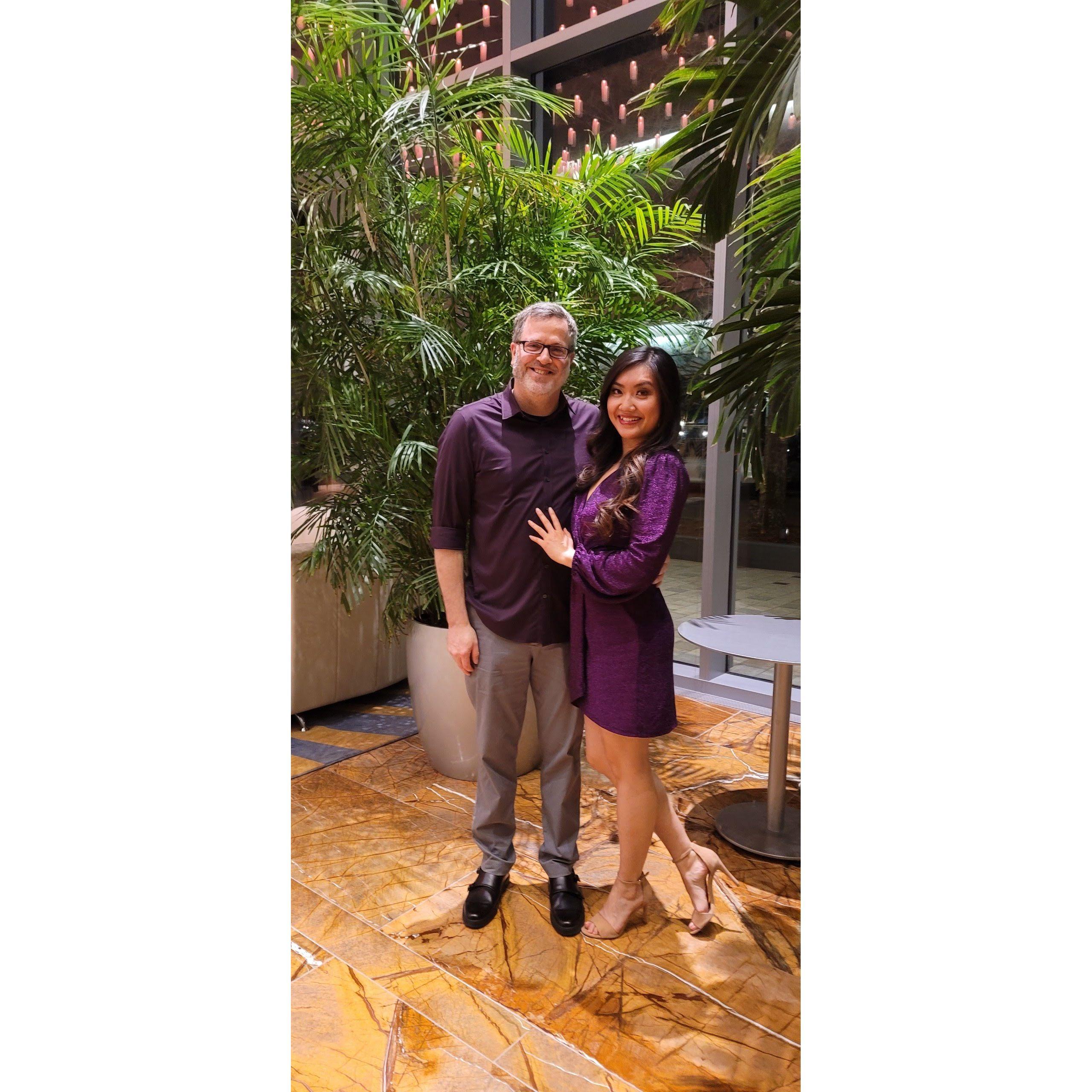 Date night in Boston for Jen's birthday 2021