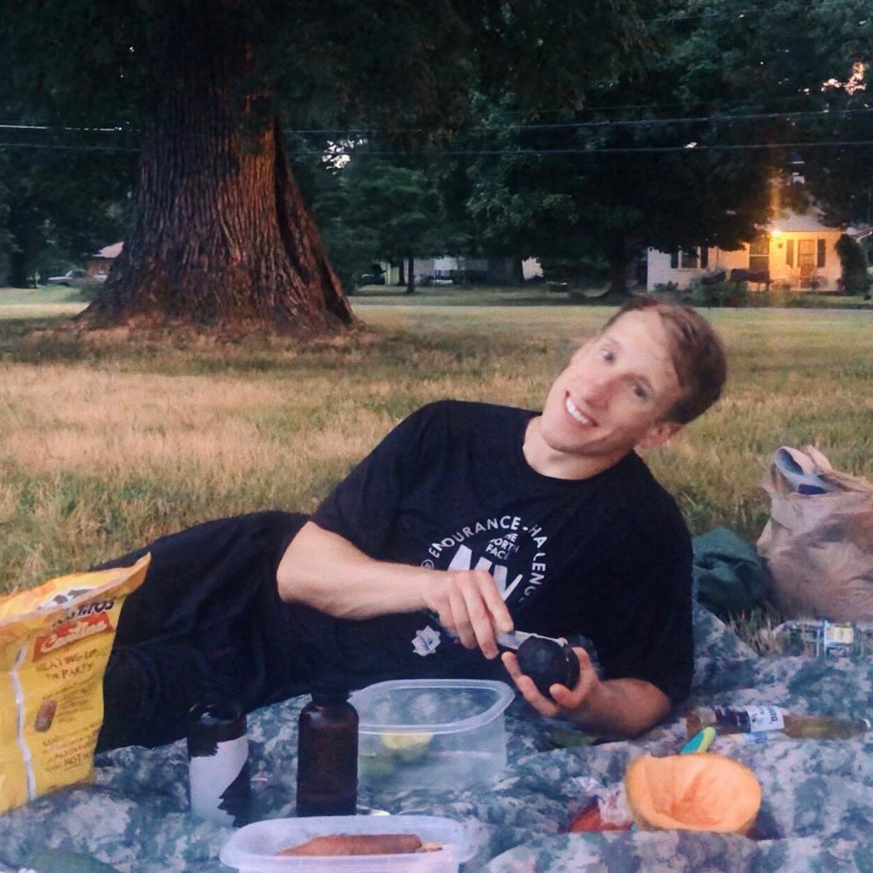 This was one of our first dates. We met halfway between Nashville and Clarksville and went on a run before laying out a picnic. Best of all, Jordan made all of Alexis' favorite foods in front of her.