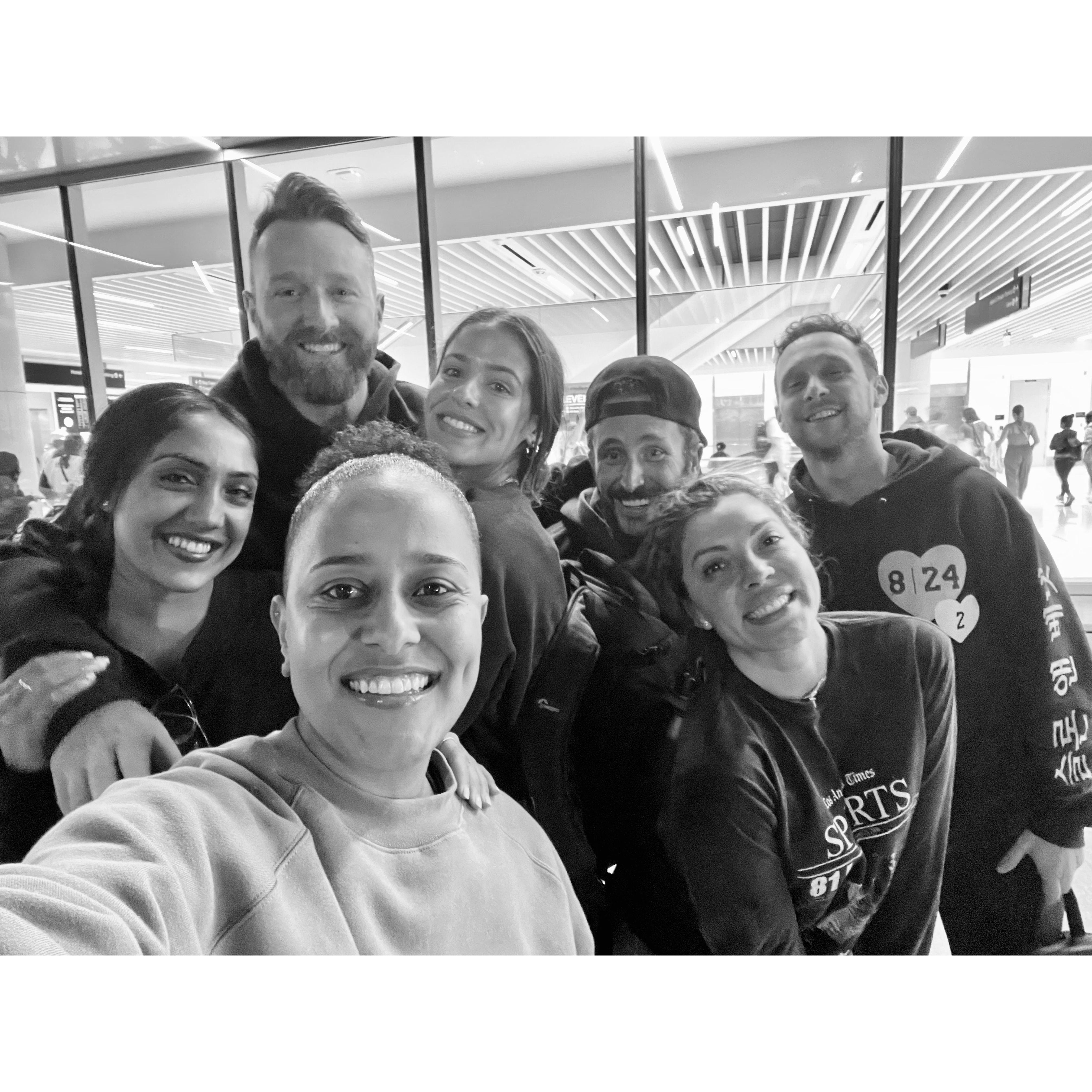 The crew sending us off to Costa for 4 months