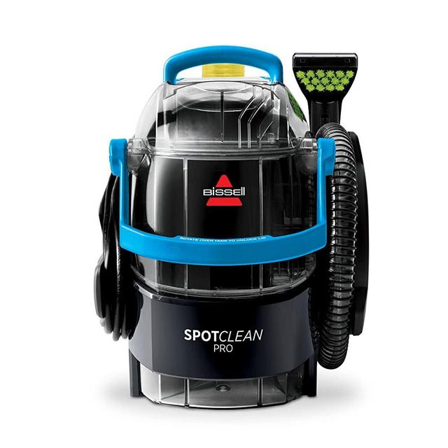 Bissell SpotClean Pro Portable Carpet Cleaner, Deep, Black/Blue