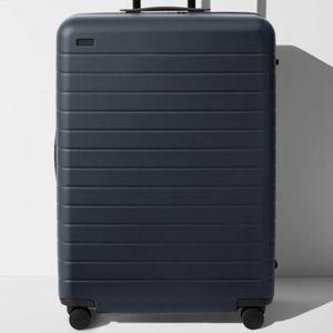 The Large Away Suitcase in Navy Blue