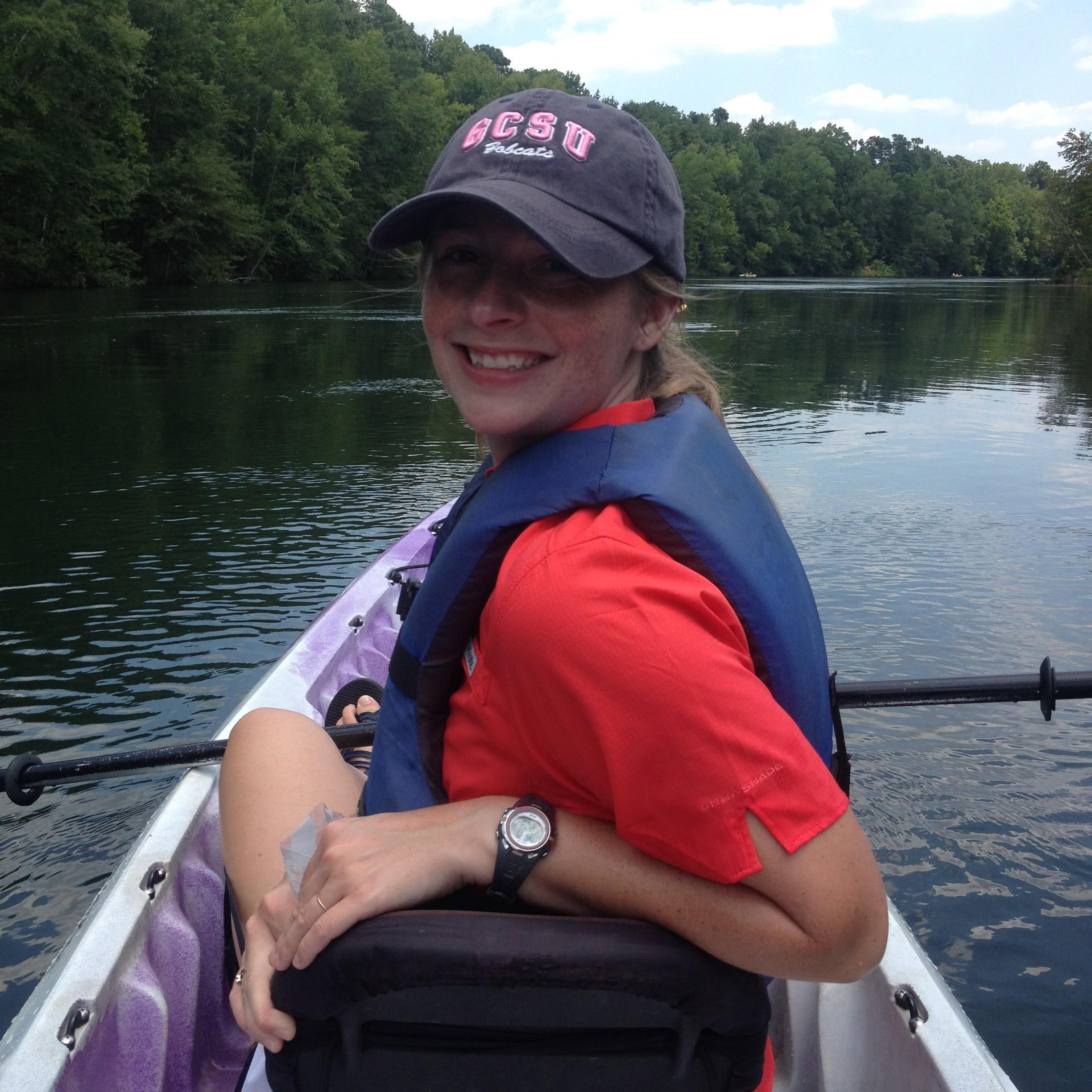 We love being outside! This was out first kayaking adventure down the Augusta Canal.