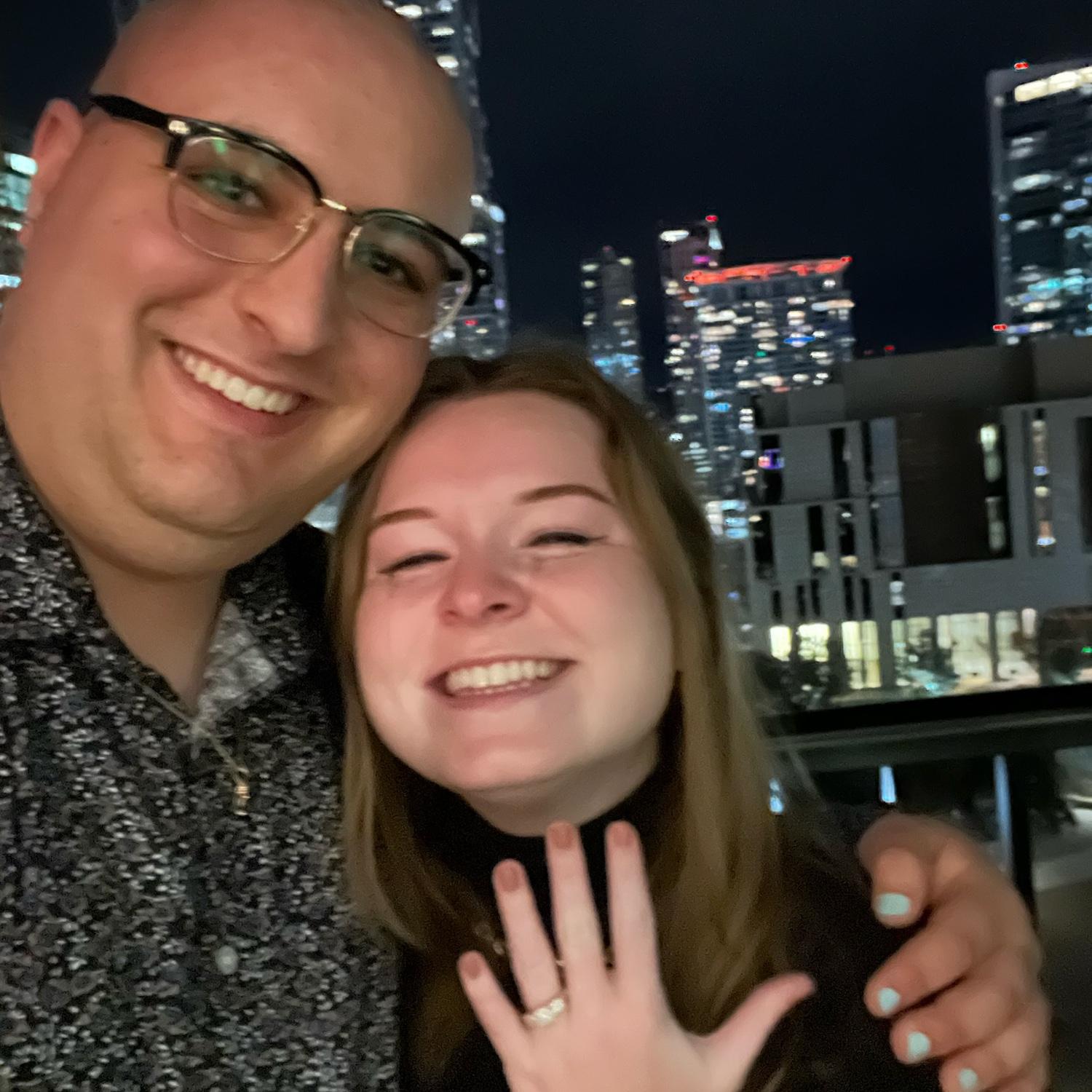 The night Sophia said “Yes!” (Austin, 2022)