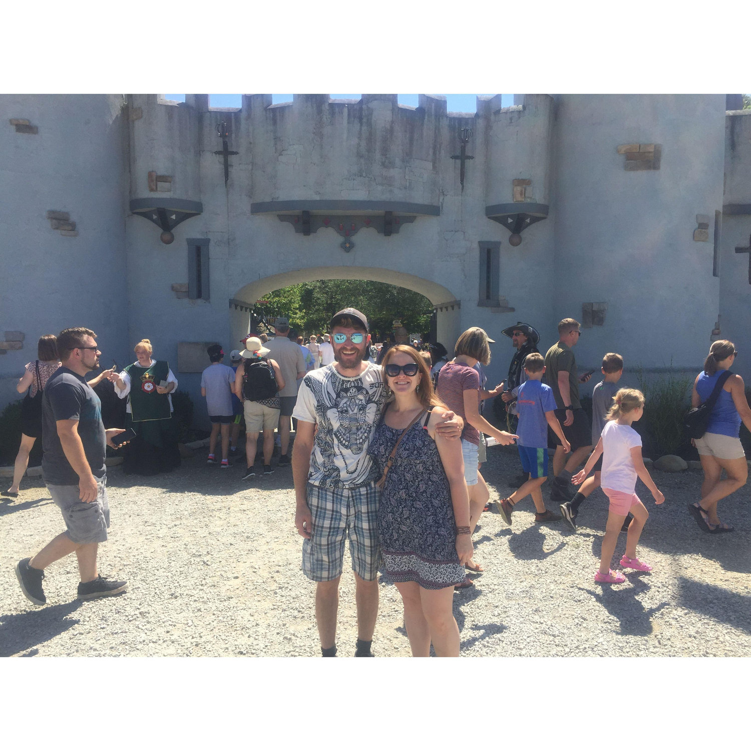 David's first Renaissance Faire - his British accent was the best one :-D