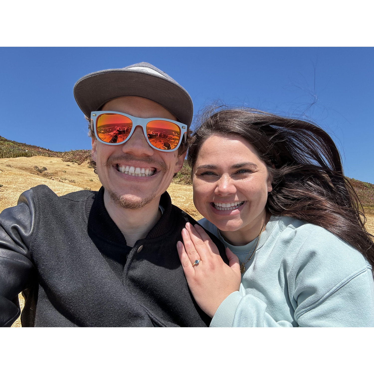 Right after he popped the question :)
