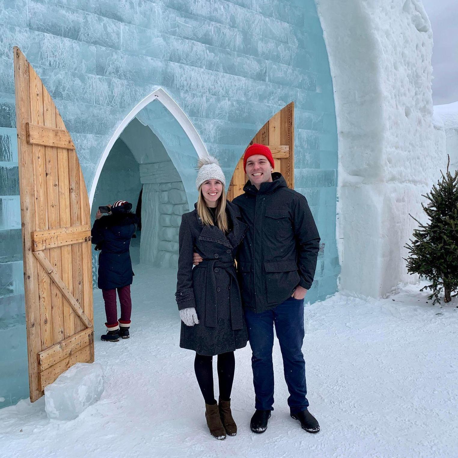 The Quebec City ice hotel