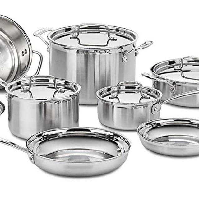 Cuisinart Multiclad Pro Triple Ply Stainless Steel 12-Pc. Set
