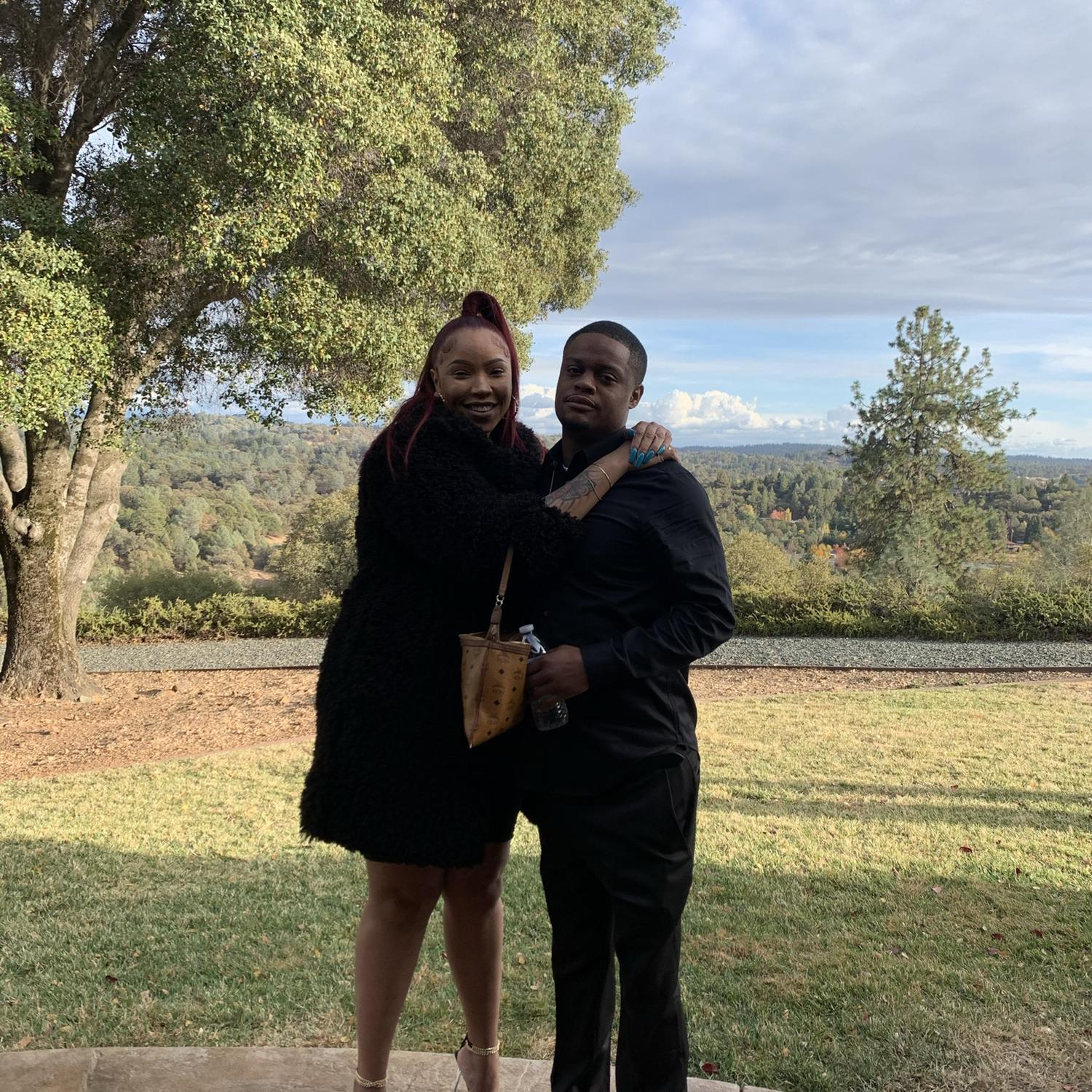 At my brother Jr's wedding in Grass Valley, CA