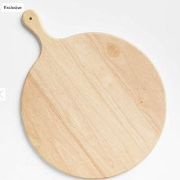 Tondo Acacia Round Serving Board + Reviews | Crate & Barrel