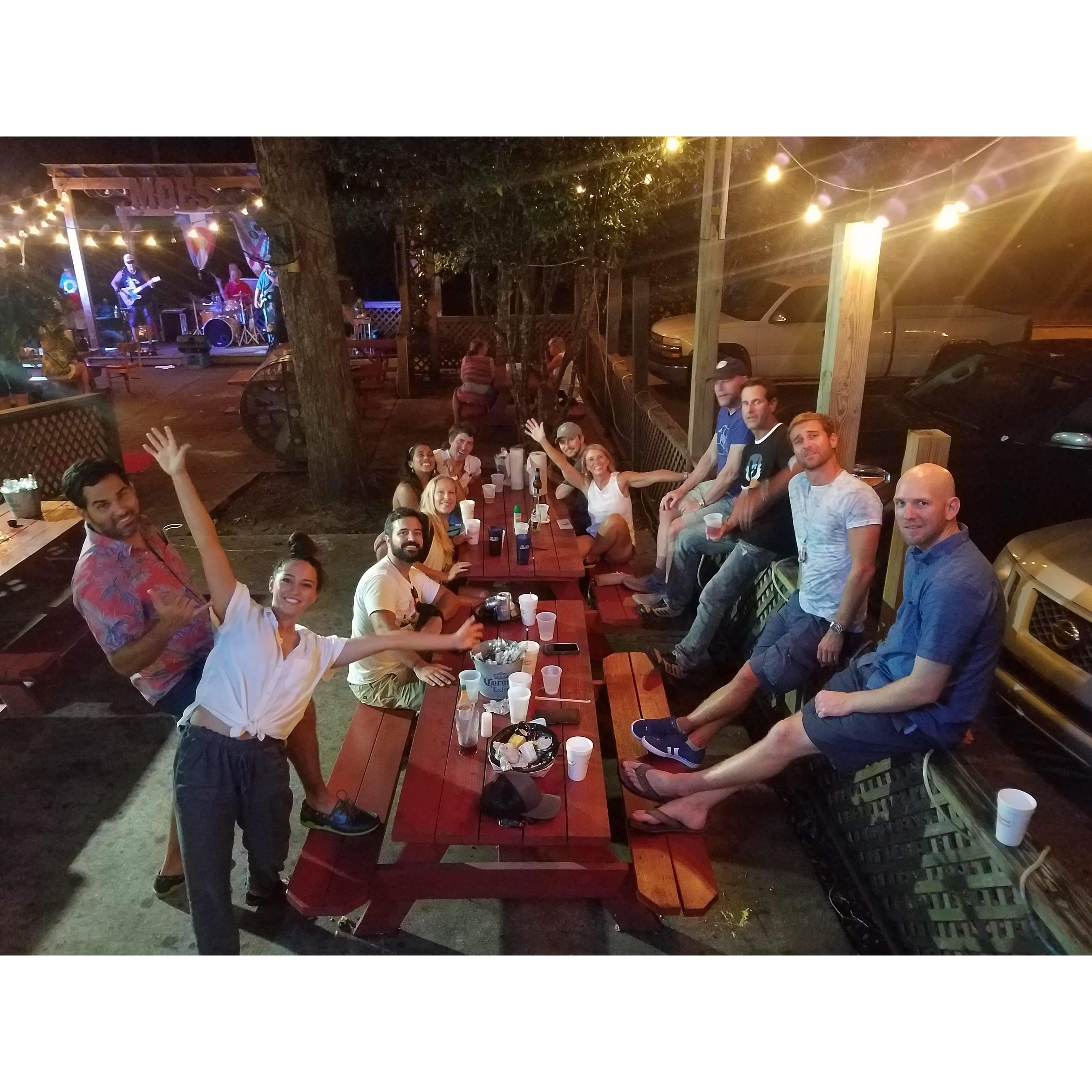 Fun with the Kite Crew at Moe's BBQ