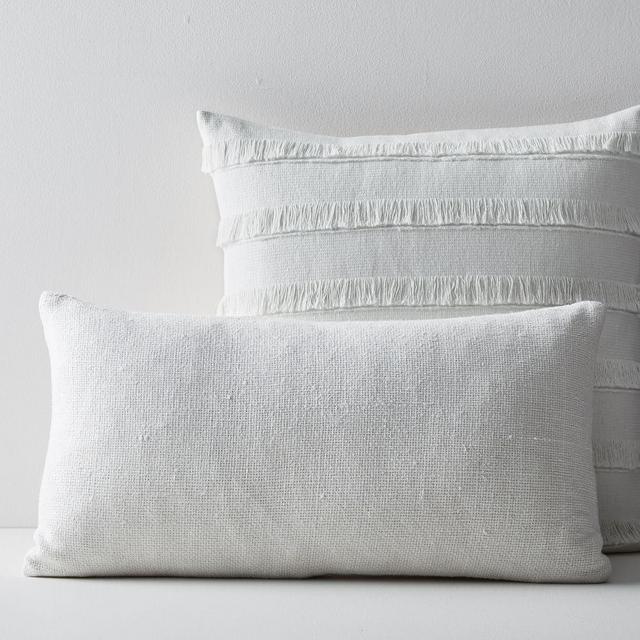 Fringe Silk Pillow Cover Set