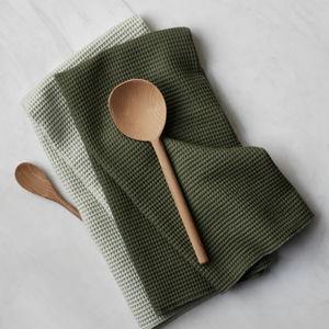 Essential Waffle Kitchen Towels (Set of 2) by Hawkins New York