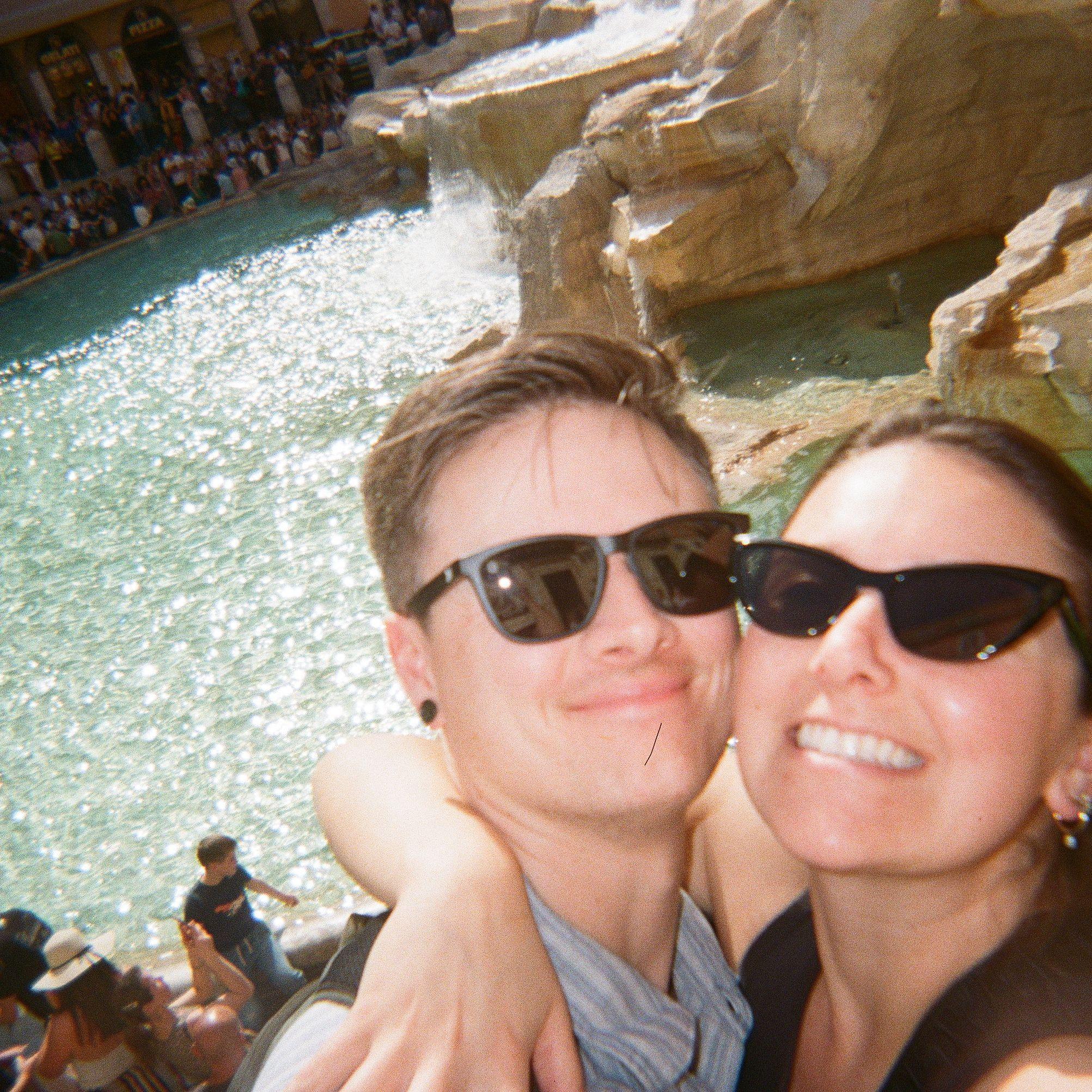 Trevi Fountain in Rome!