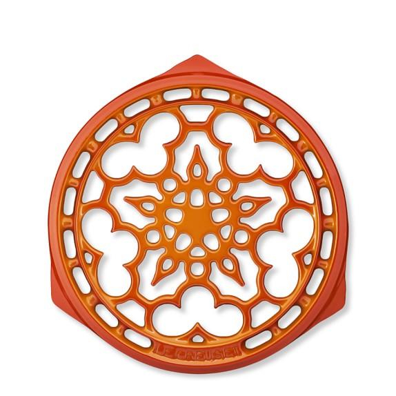 Le Creuset Heritage Cast-Iron Deluxe Round Trivet, 9" Flame