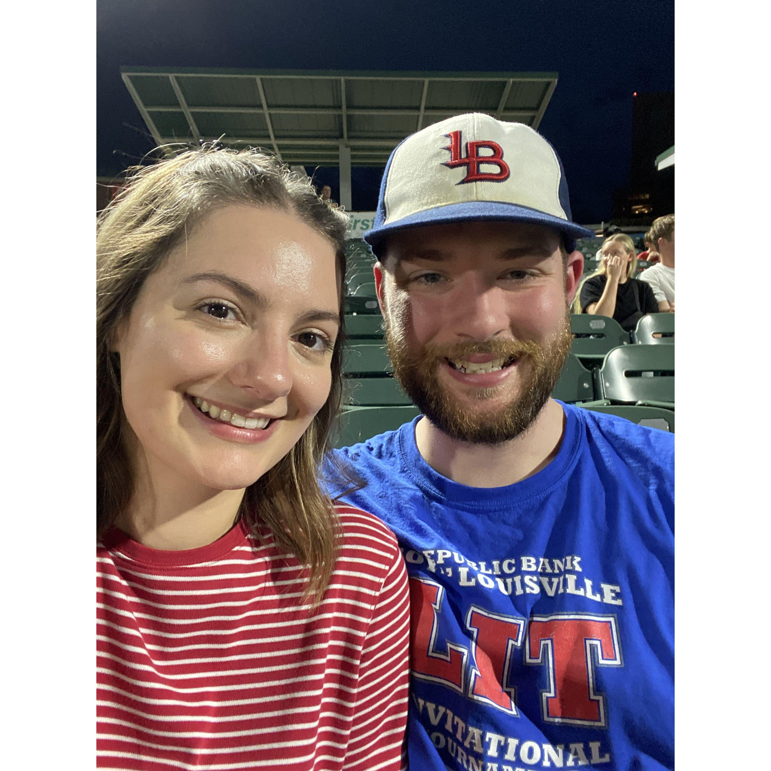 First time watching a baseball game together!