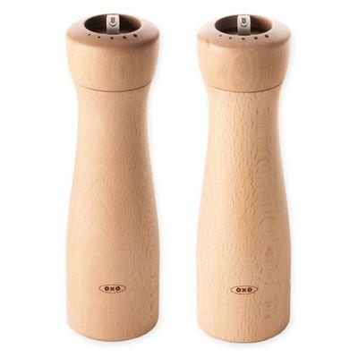 OXO Good Grips® Classic Wood Salt & Pepper Mill Set in Light Wood