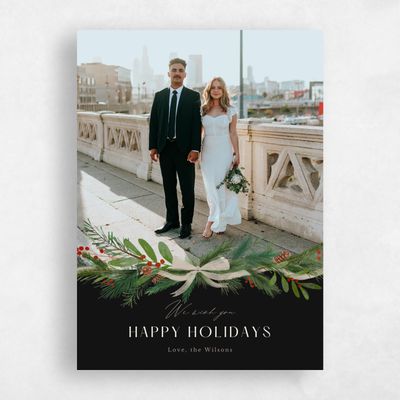 Black Holiday Card - Canmore