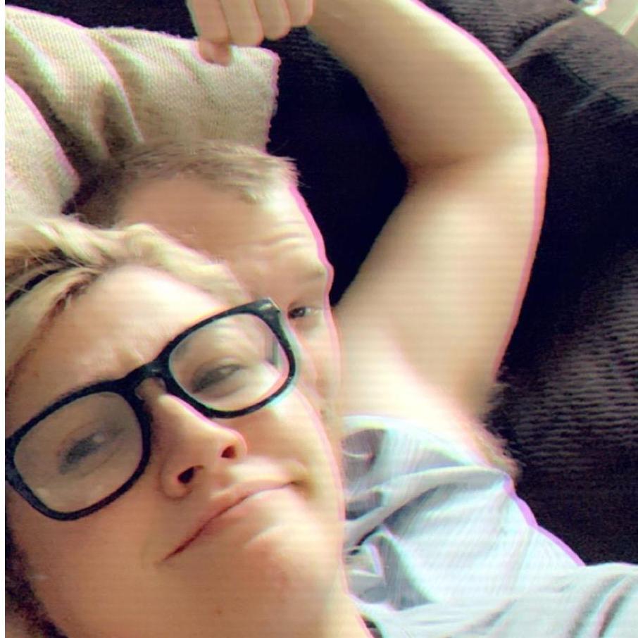 Cody moved most of the furniture for our first place and was clearly very proud of himself.