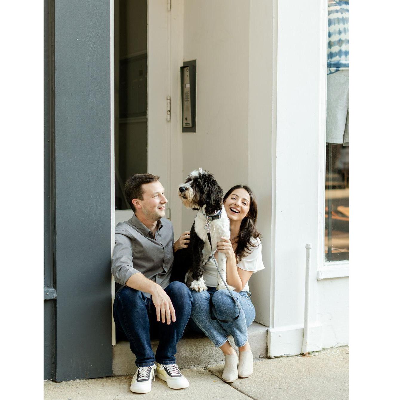2021 - Our Family in the doorway of our home.