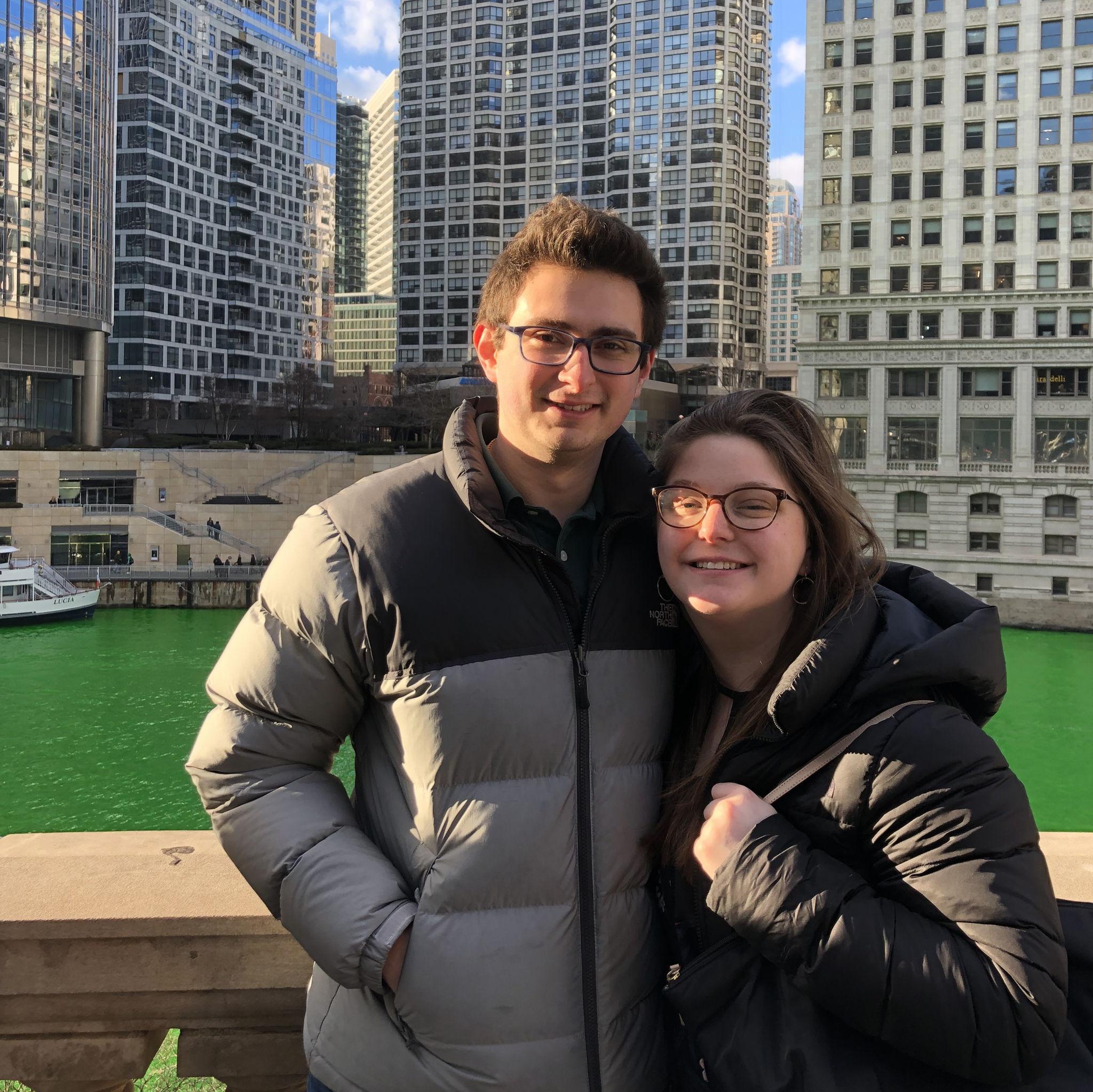 March 2019 - Pizza Pilgrimage Chicago! The river was green!!