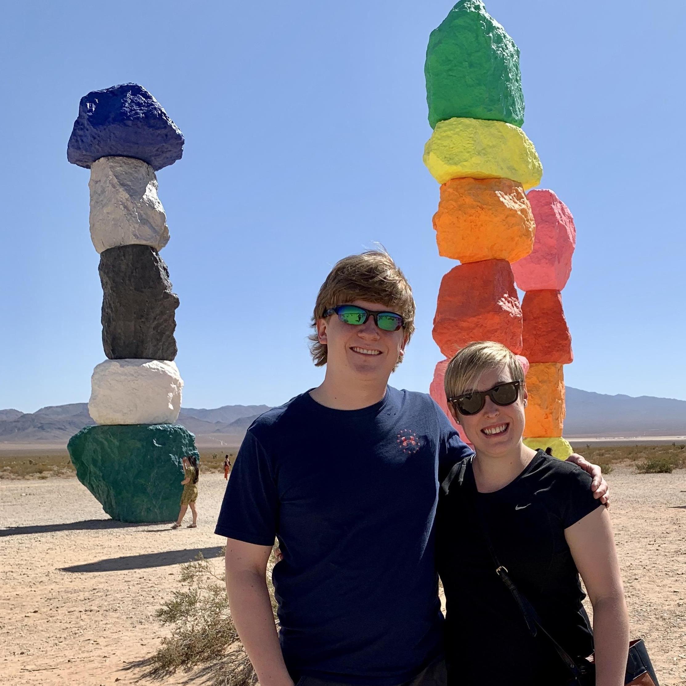 Road trip in the area around Las Vegas