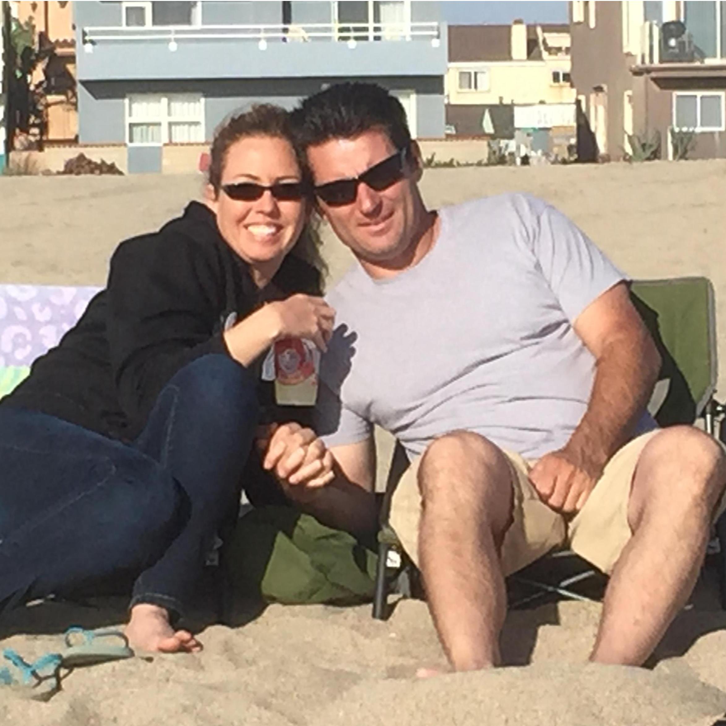Beach House in Oxnard, CA with Denise's family for Easter Weekend - April of 2015