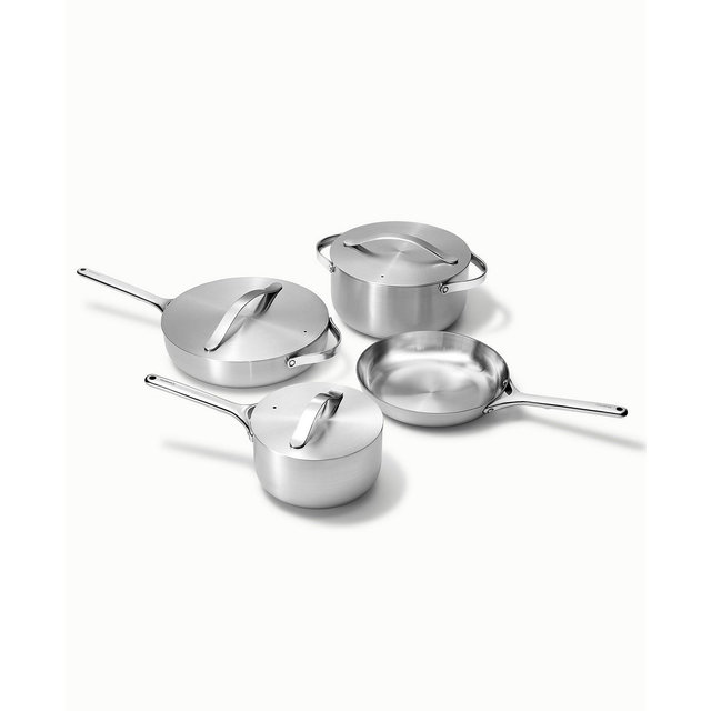 Caraway Stainless Steel 4-Piece Cookware Set