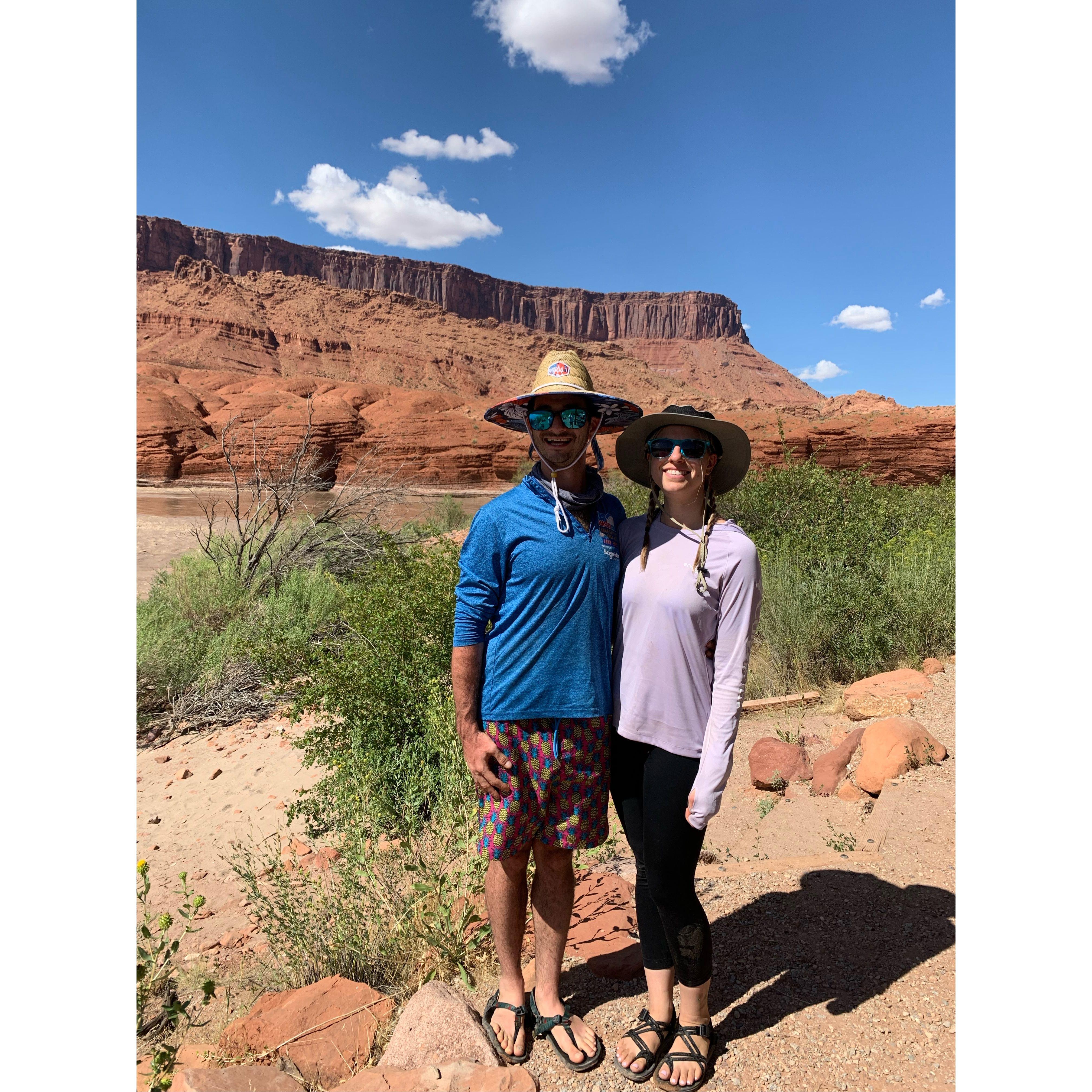 Colorado River clean up rafting trip, Moab UT
