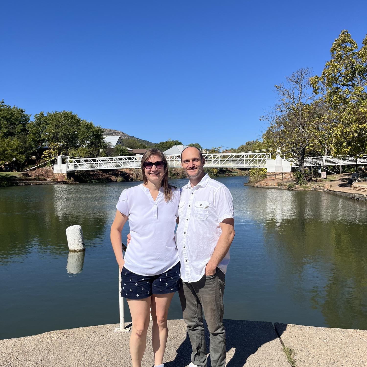 On Oct 18th, Danny took Teresa to her favorite German market followed by a drive, stroll and lunch in Medicine Park—a place he visited as a child.
Little did she know his plans for later that day!