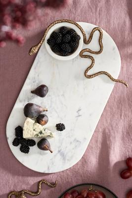 Brass Snake Serving Board