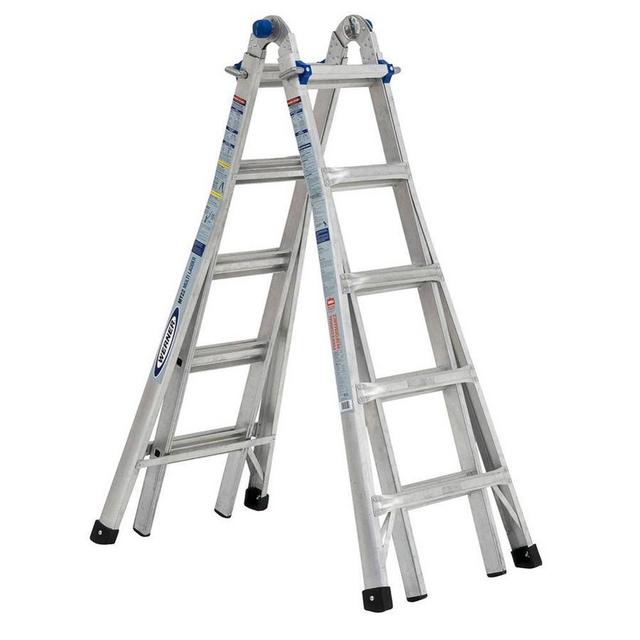 Werner MTIAA Aluminum 22-ft Reach Type 1AA - 375 lbs. Capacity Telescoping