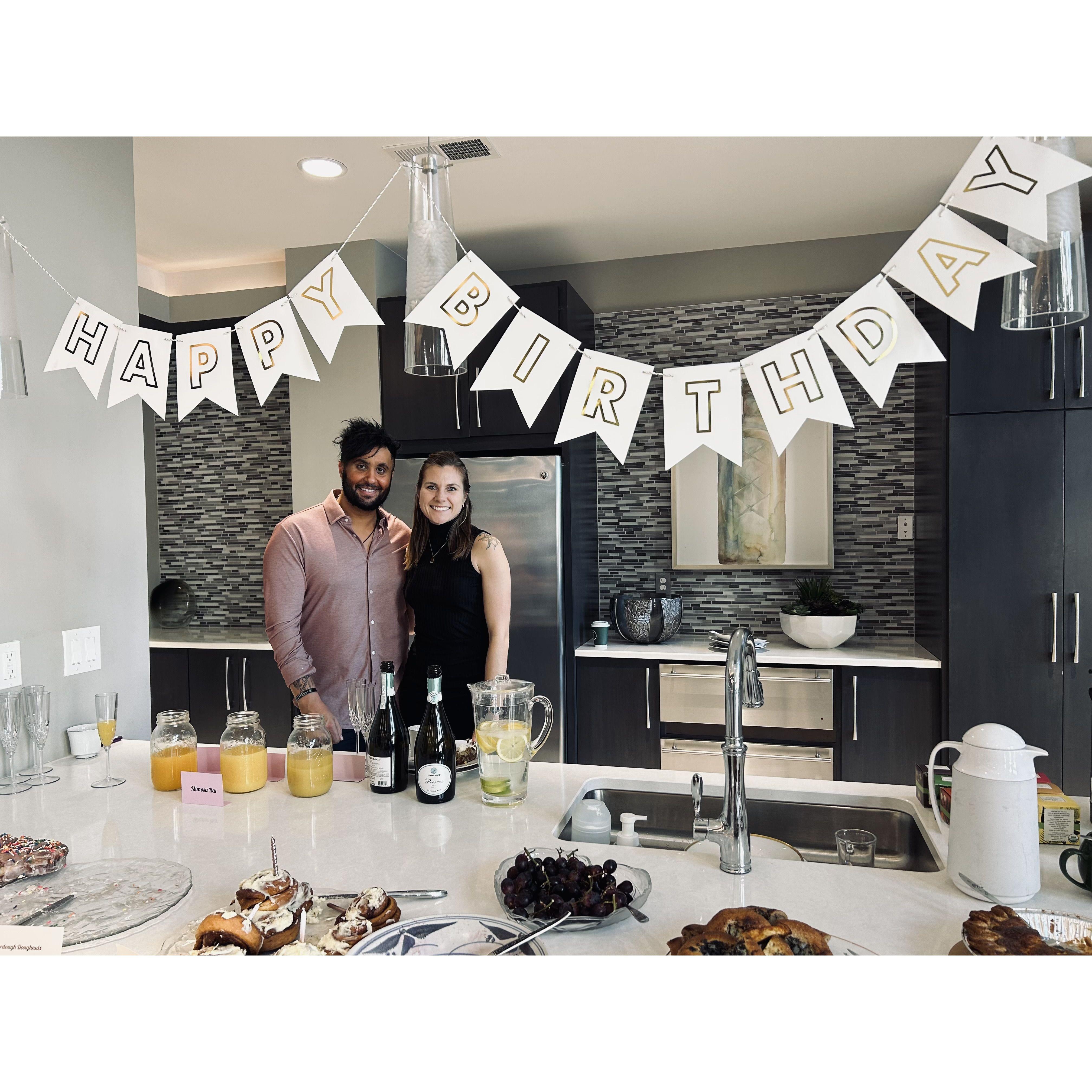 A beautiful birthday celebration for a beautiful woman