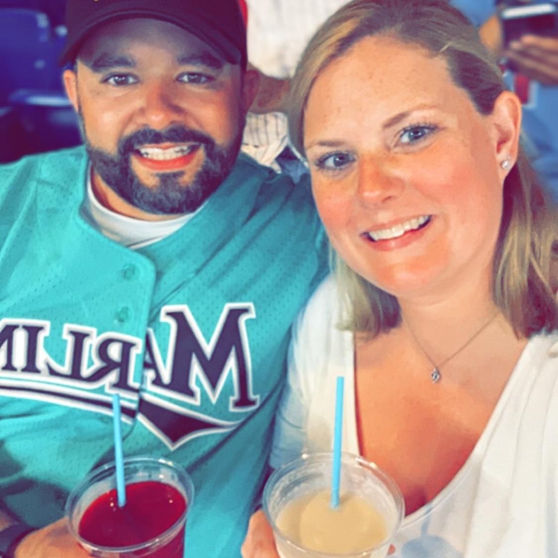 Checking out the Marlins game with the Espinoza’s. It was a blast!