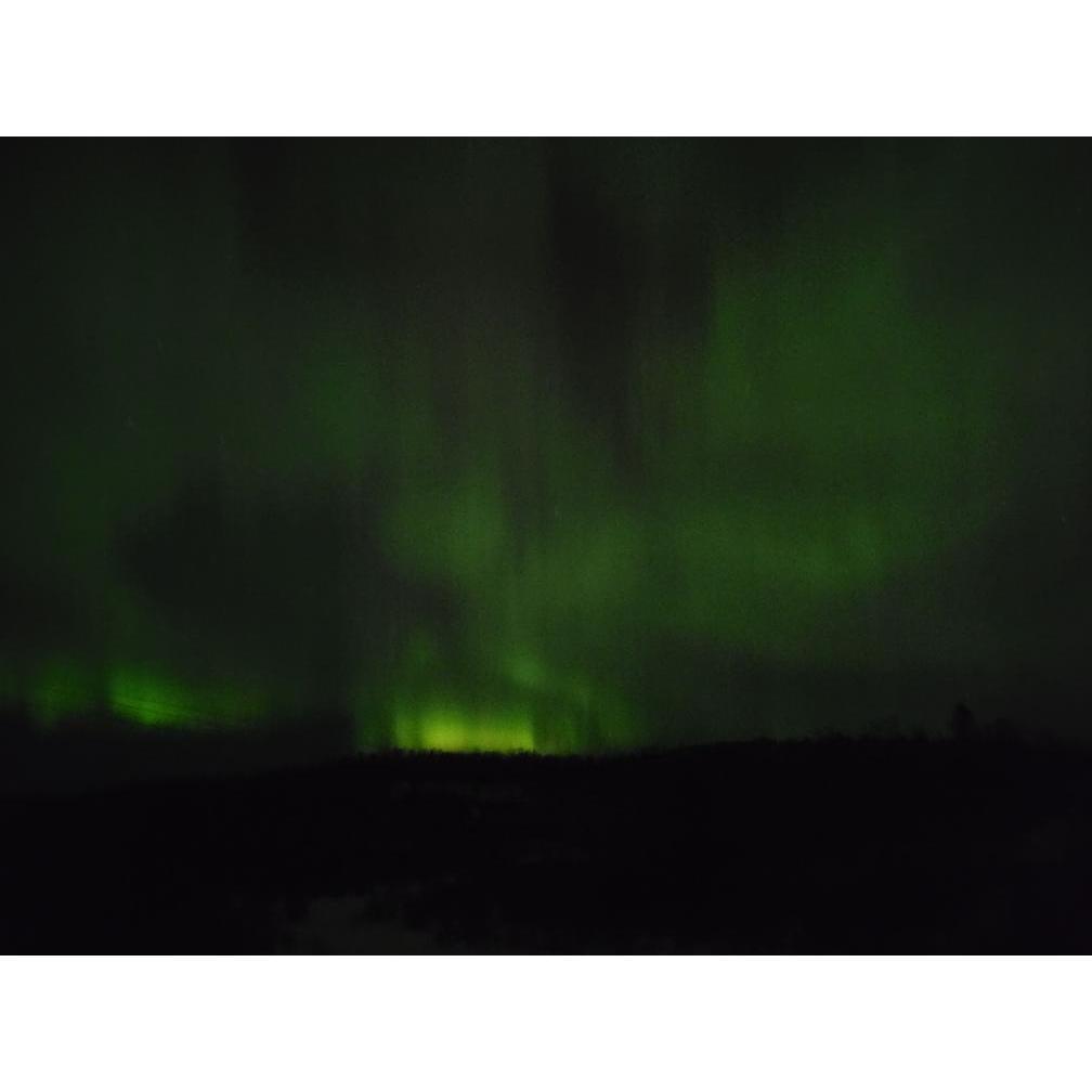 March 2023: The gorgeous northern lights on our first trip together