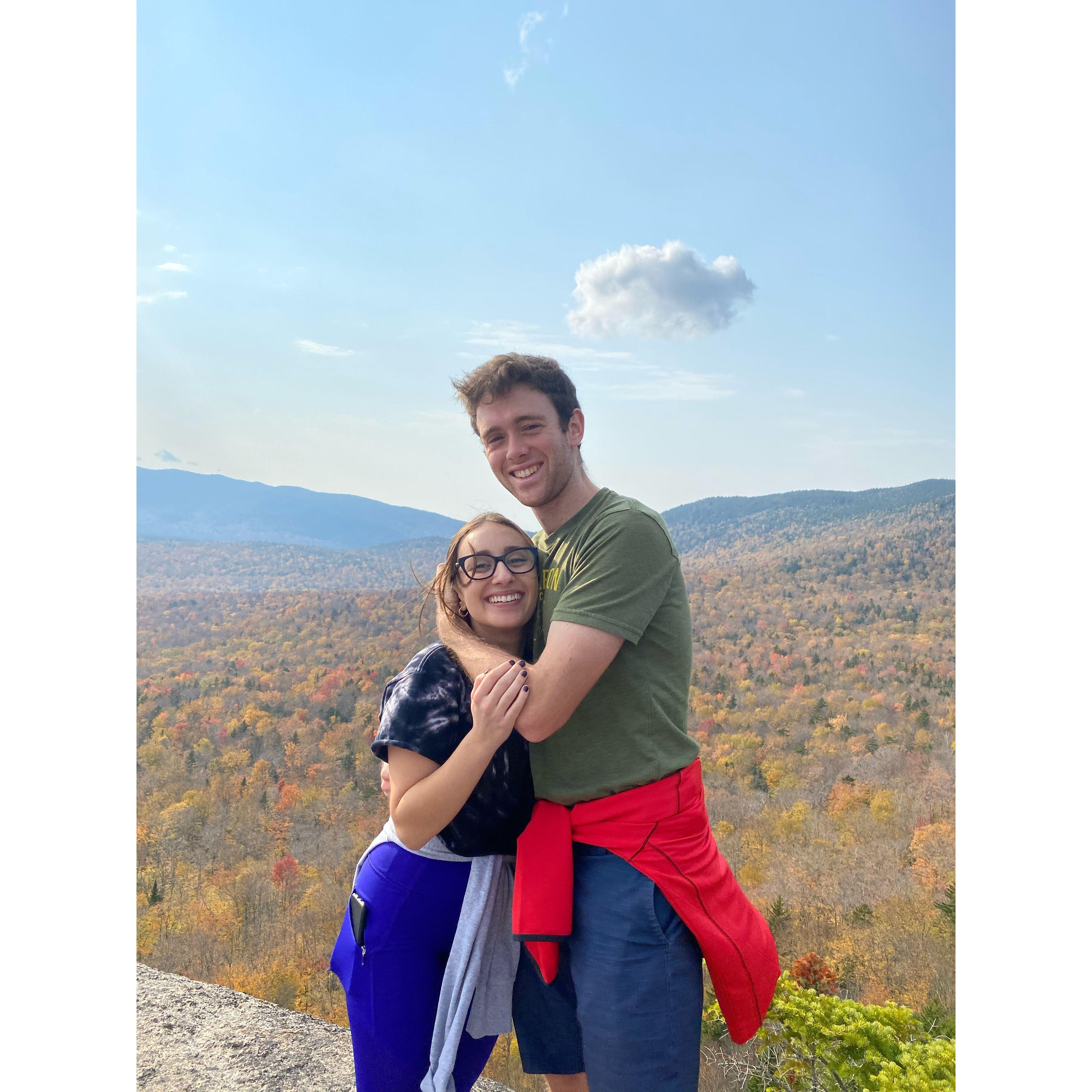 October 2020 - Angelica’s trip to Boston to visit Travis for the first time since he started his PhD program! Technically, this photo was taken in New Hampshire.