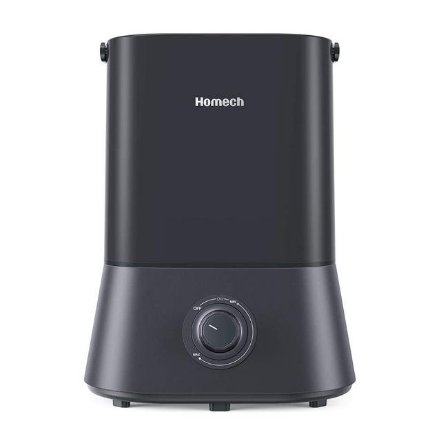 Homech Cool Mist Humidifier, 26dB Quiet Ultrasonic Humidifiers for Bedroom, 4L Air Humidifier for 12-50 Hours of Run Time, 360° Nozzle, Auto Shut-Off and Easy to Clean