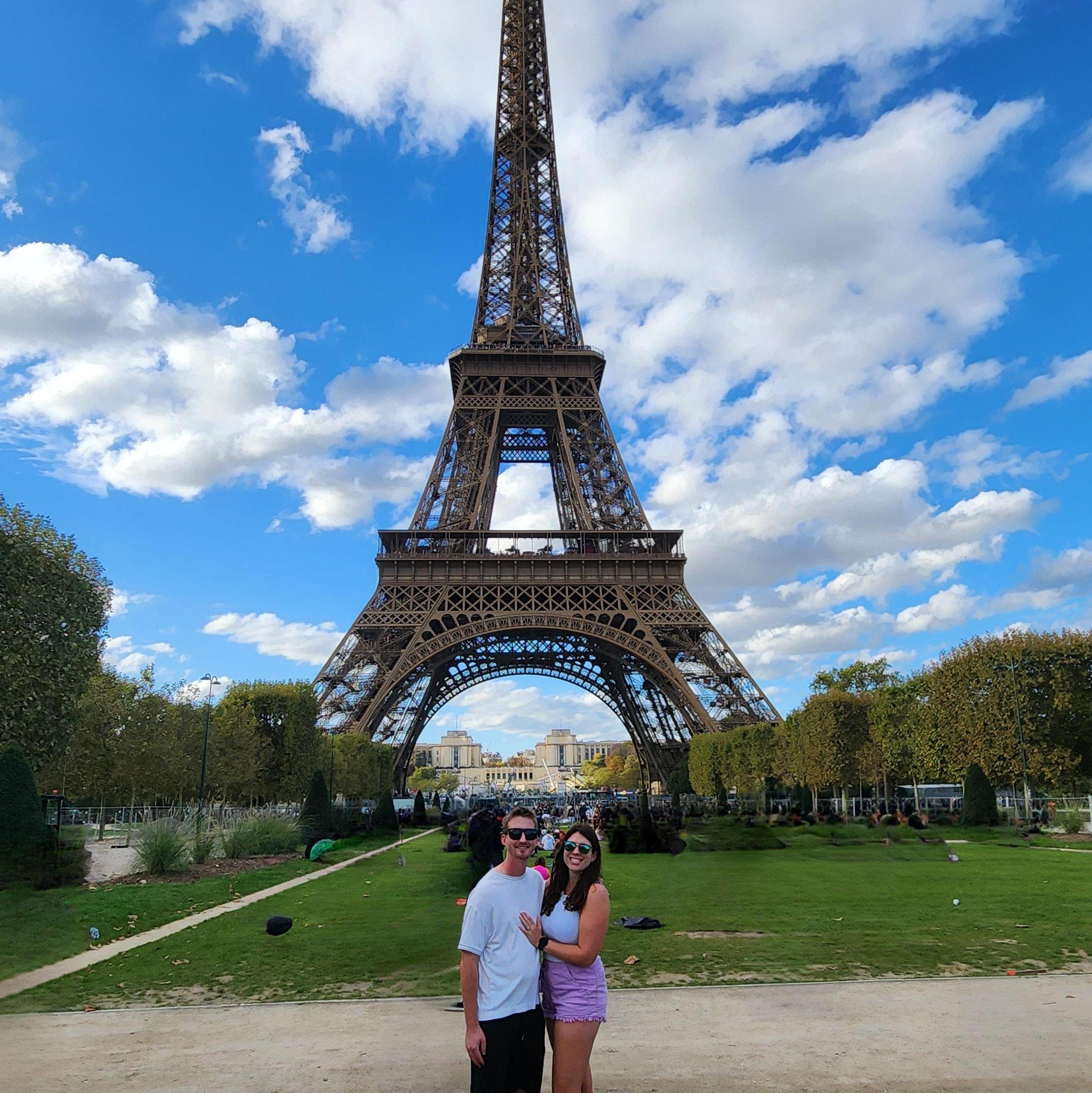Engaged in Paris