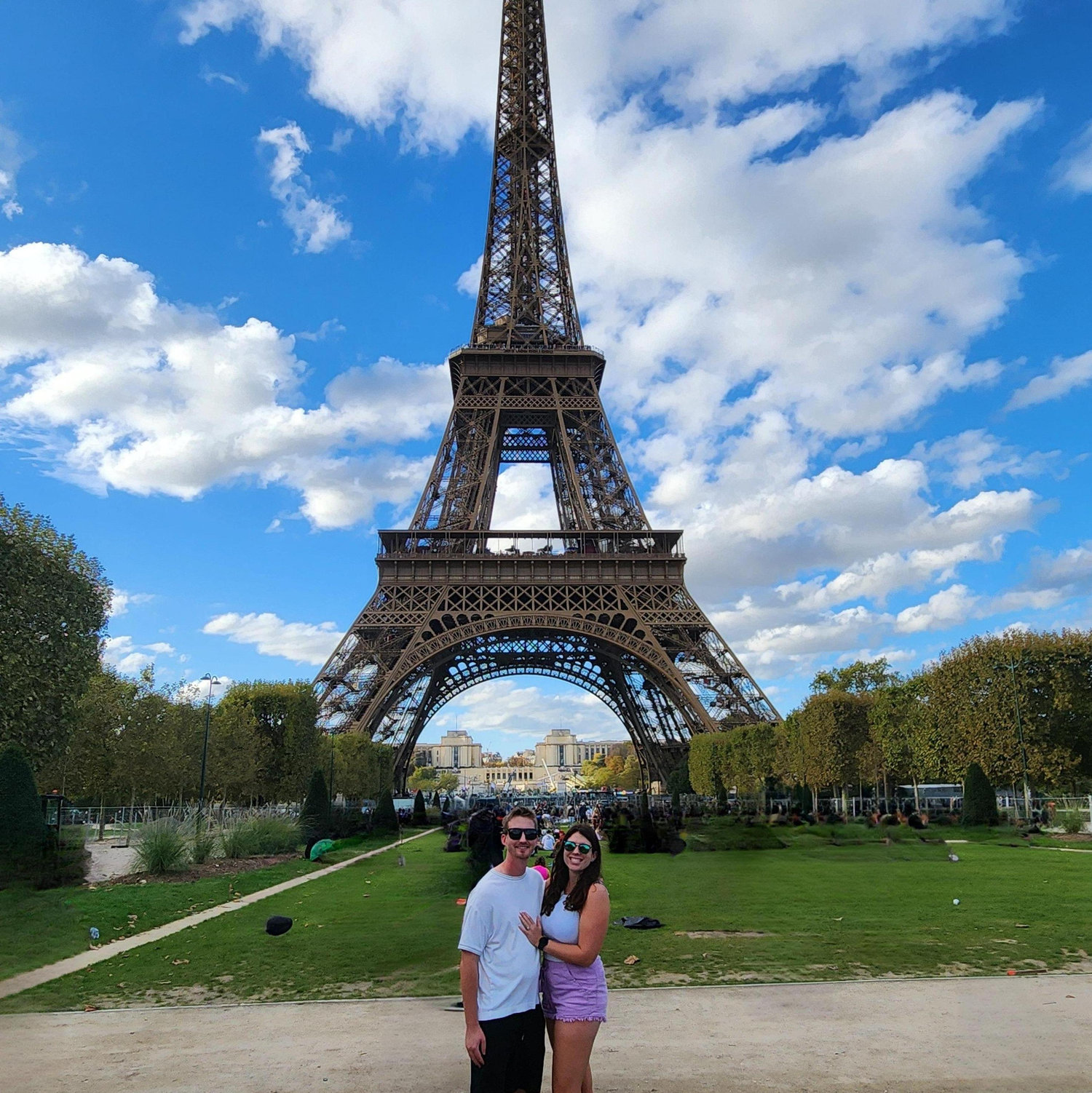 Engaged in Paris