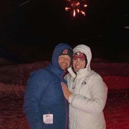 Right after Jason proposed at Hoodoo Mountain!!!